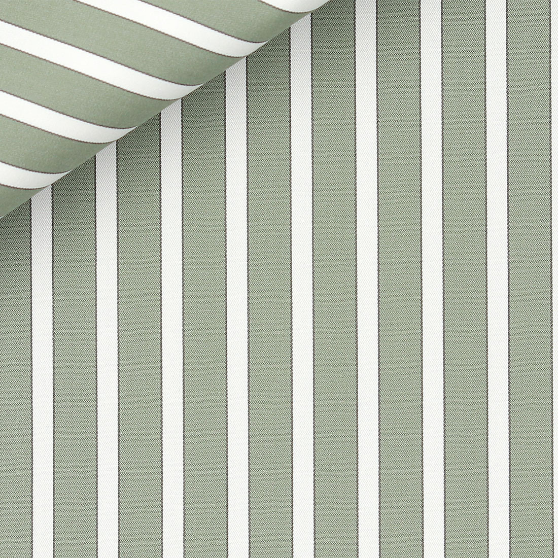 Twill Stripes Green