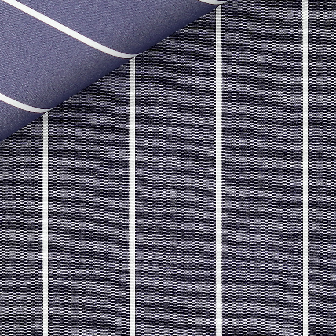 Poplin Stripes Blue