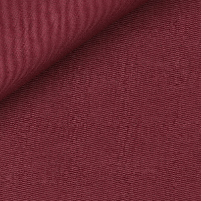 Twill Plain Bordeaux