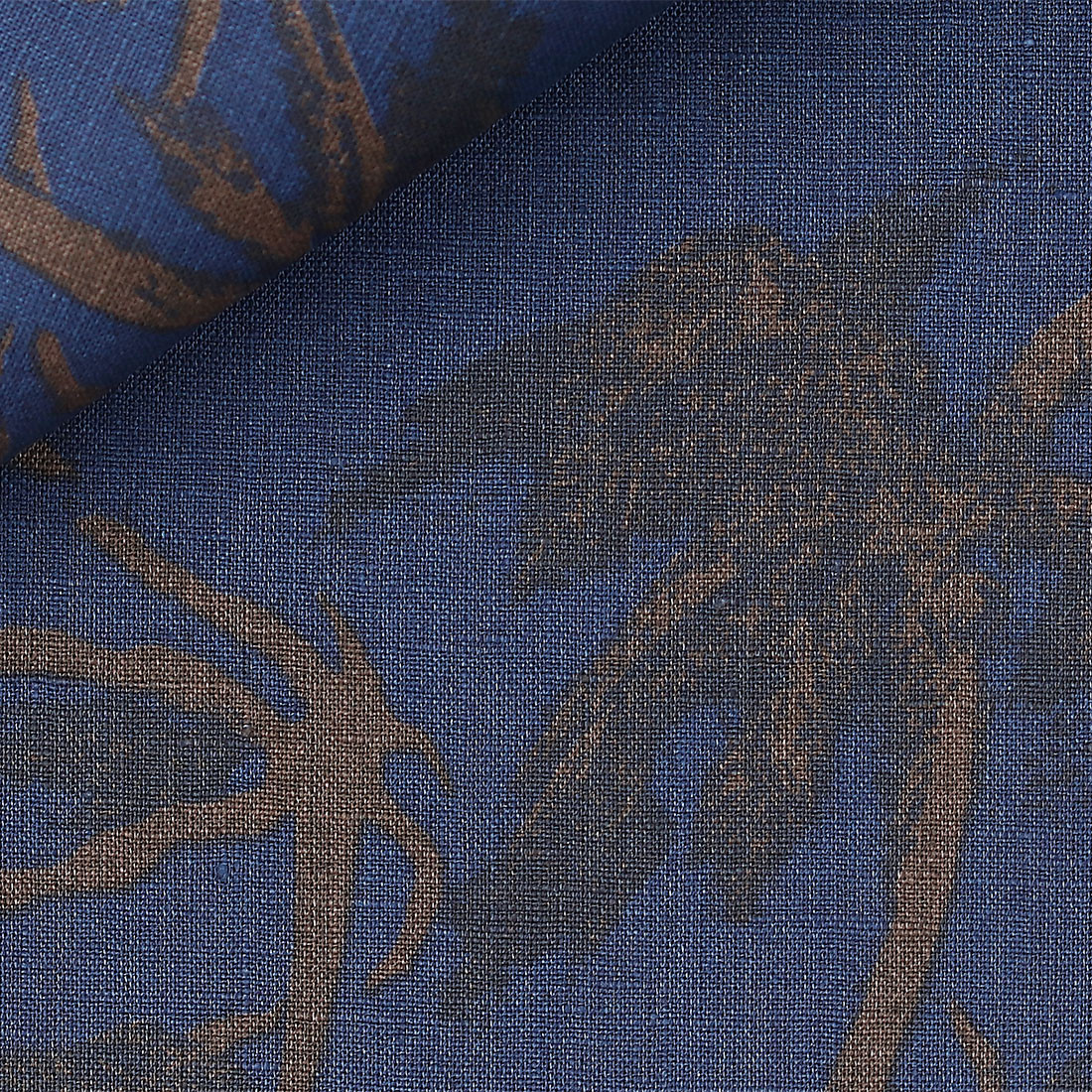 Linen Pattern Blue