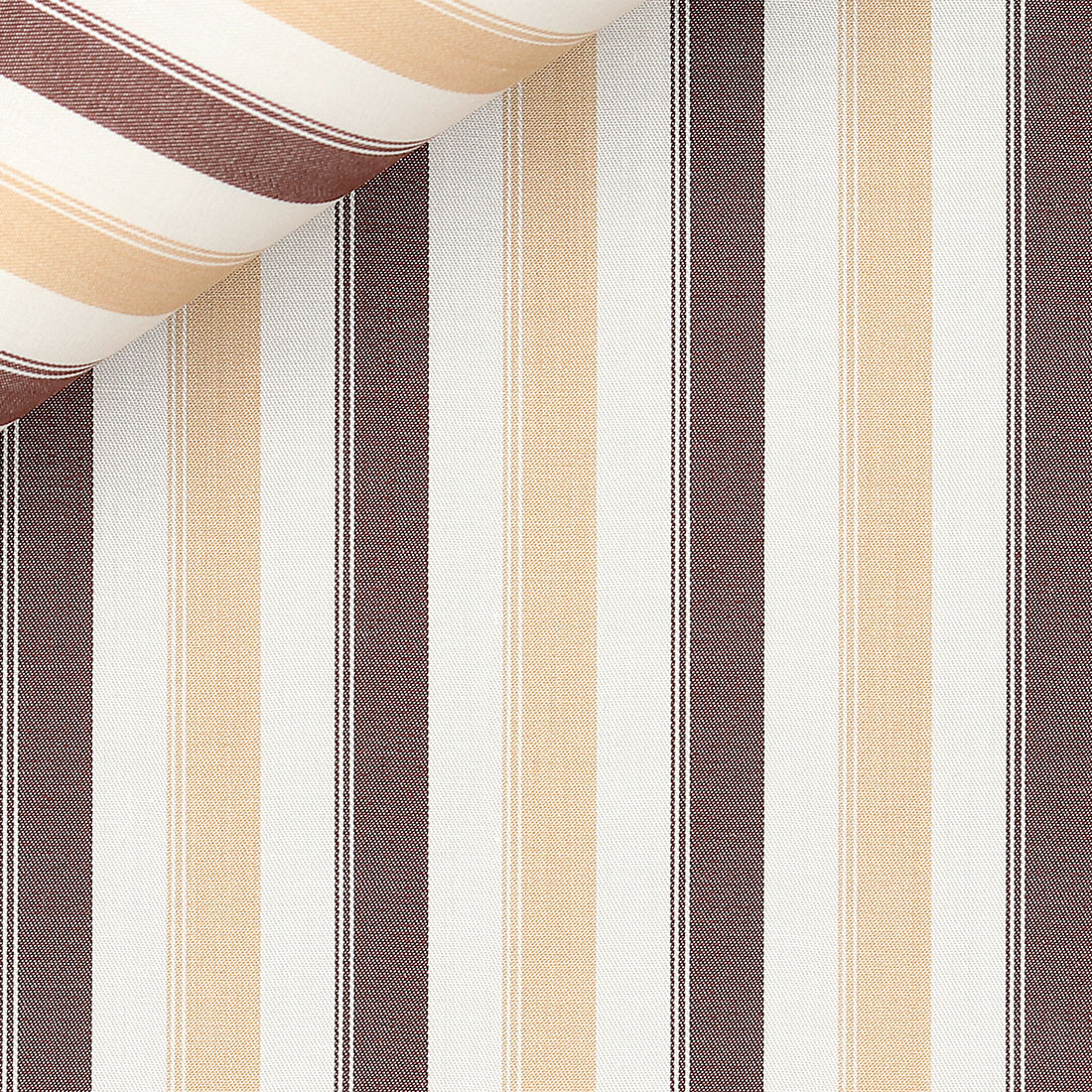Twill Stripes Brown Beige