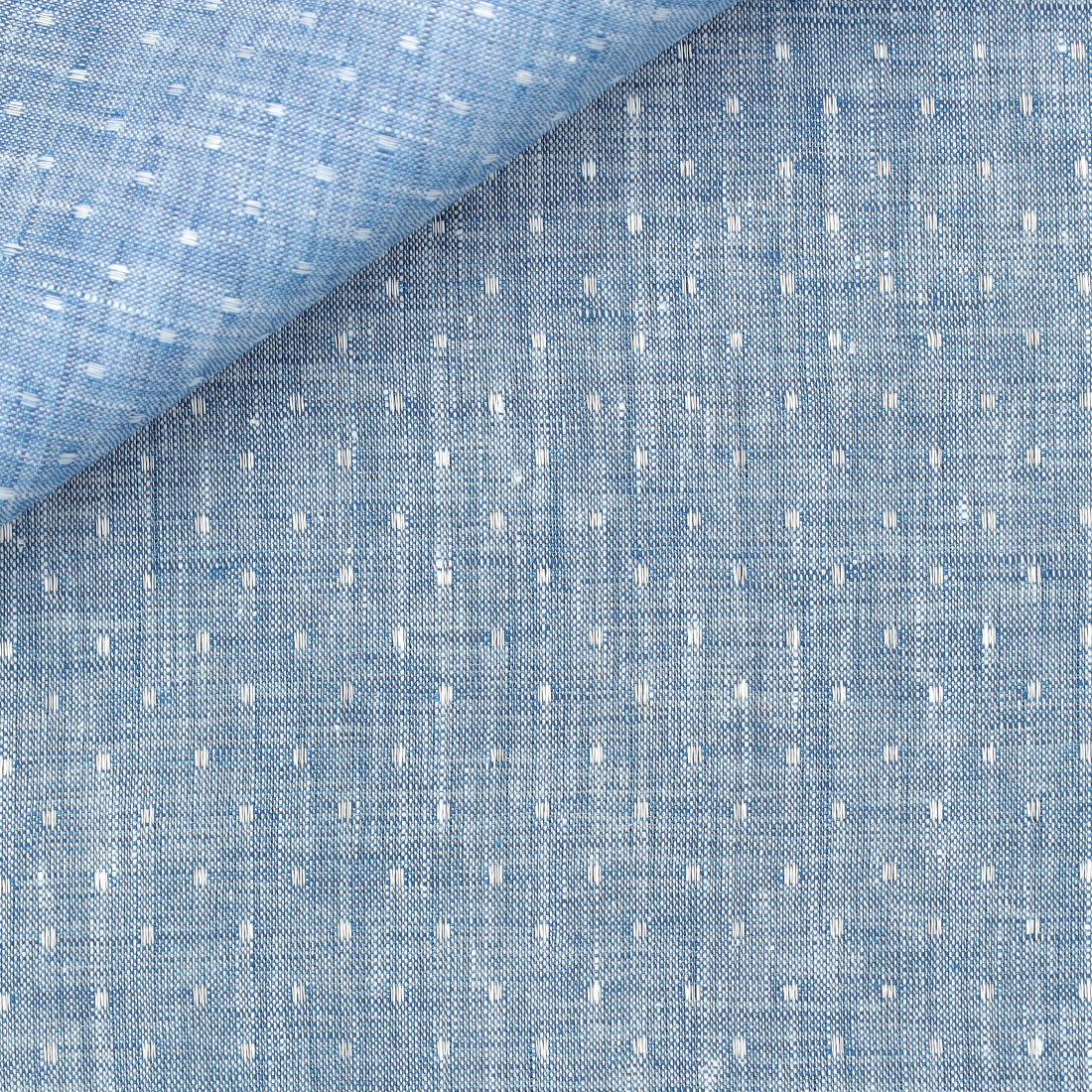 structured weave Plain Blue