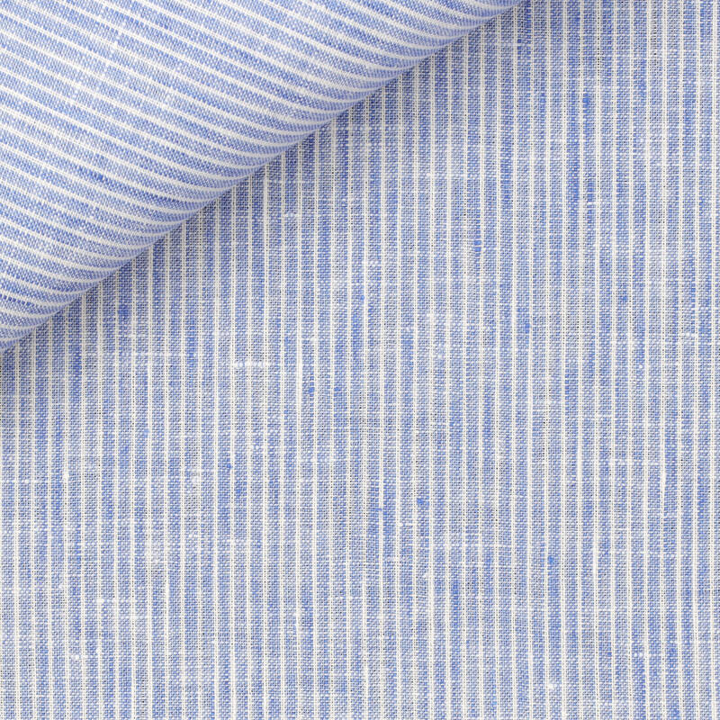 Linen Stripes Blue