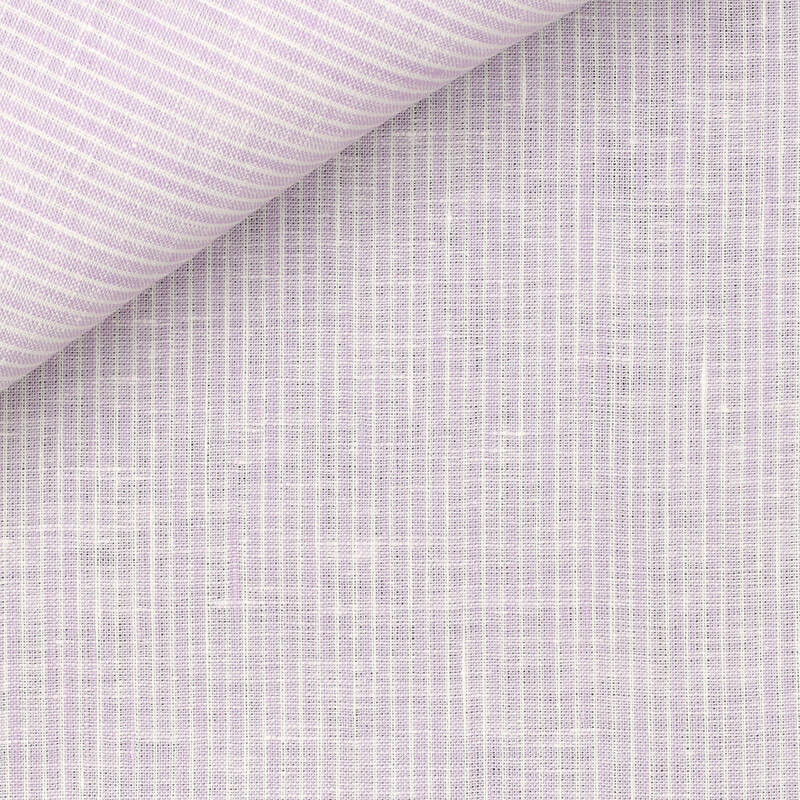 Linen Stripes Mauve