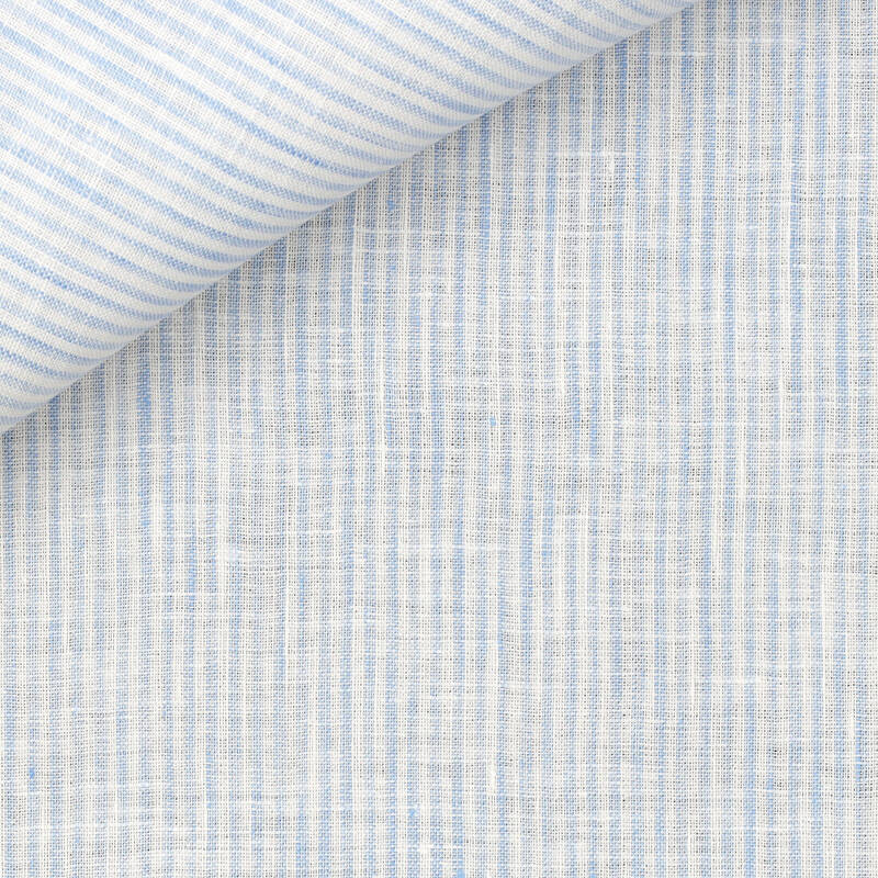 Linen Stripes Blue