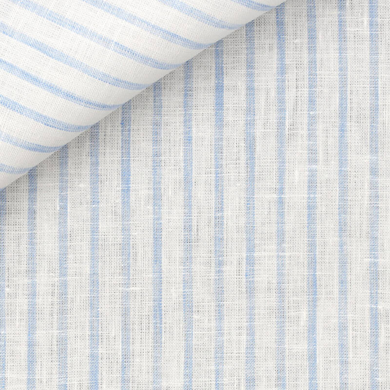 Linen Stripes Blue