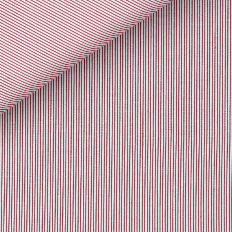 Poplin Stripes Bordeaux