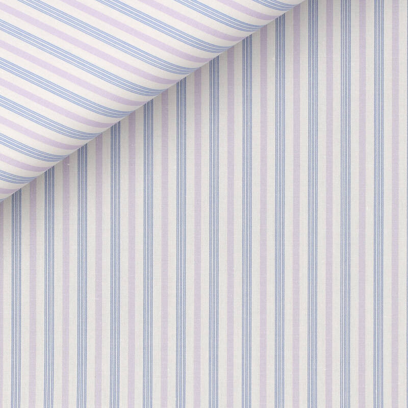 Poplin Stripes Mauve