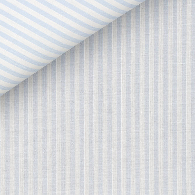 Chambray Stripes Blue