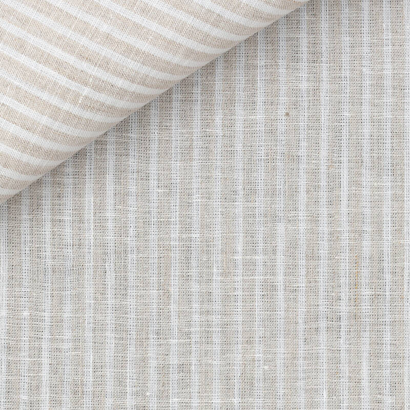 Linen Stripes Beige