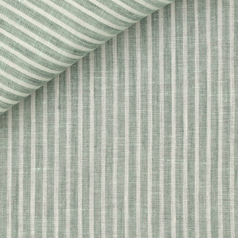Linen Stripes Green
