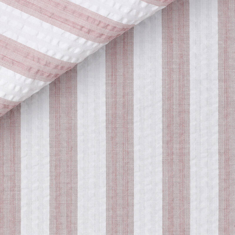 Seersucker Stripes Bordeaux
