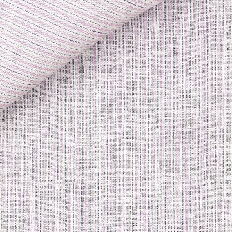 Linen Stripes Mauve