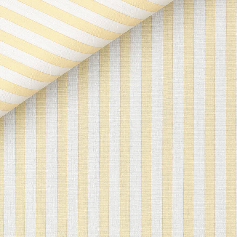 Popelin Stripes Yellow