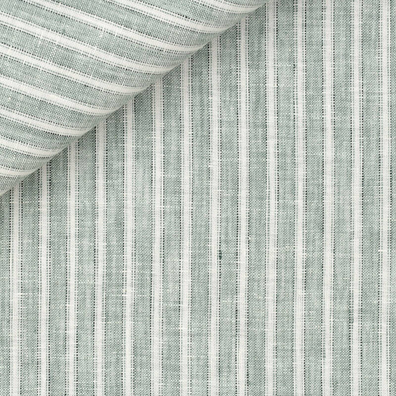 Linen Stripes Green