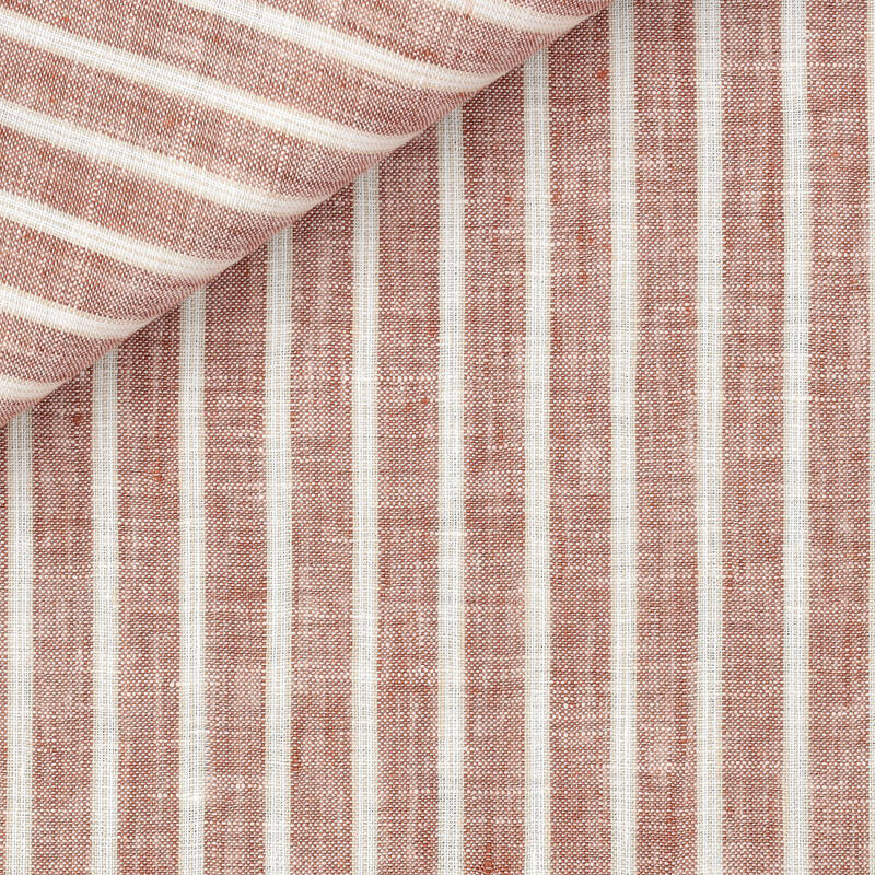 Linen Stripes Brown Beige