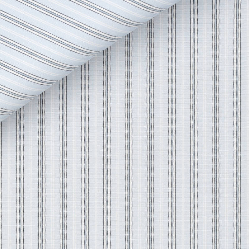 Linen Stripes Blue