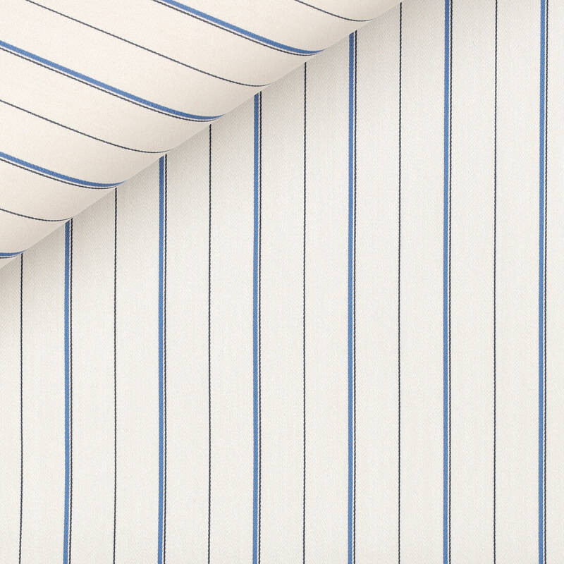 Satin Stripes Blue