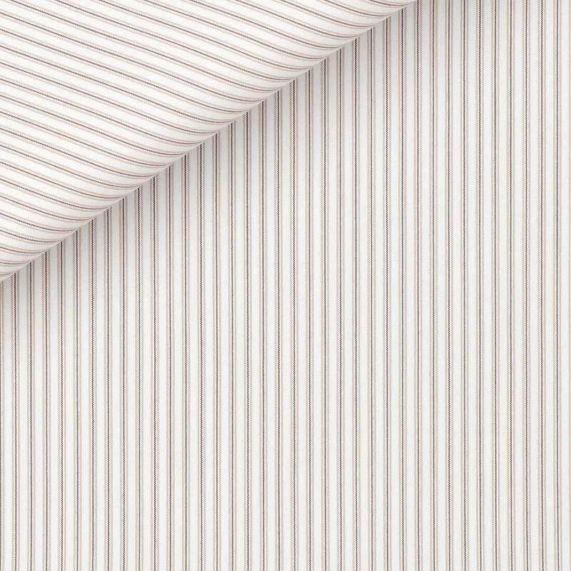 Poplin Stripes Brown