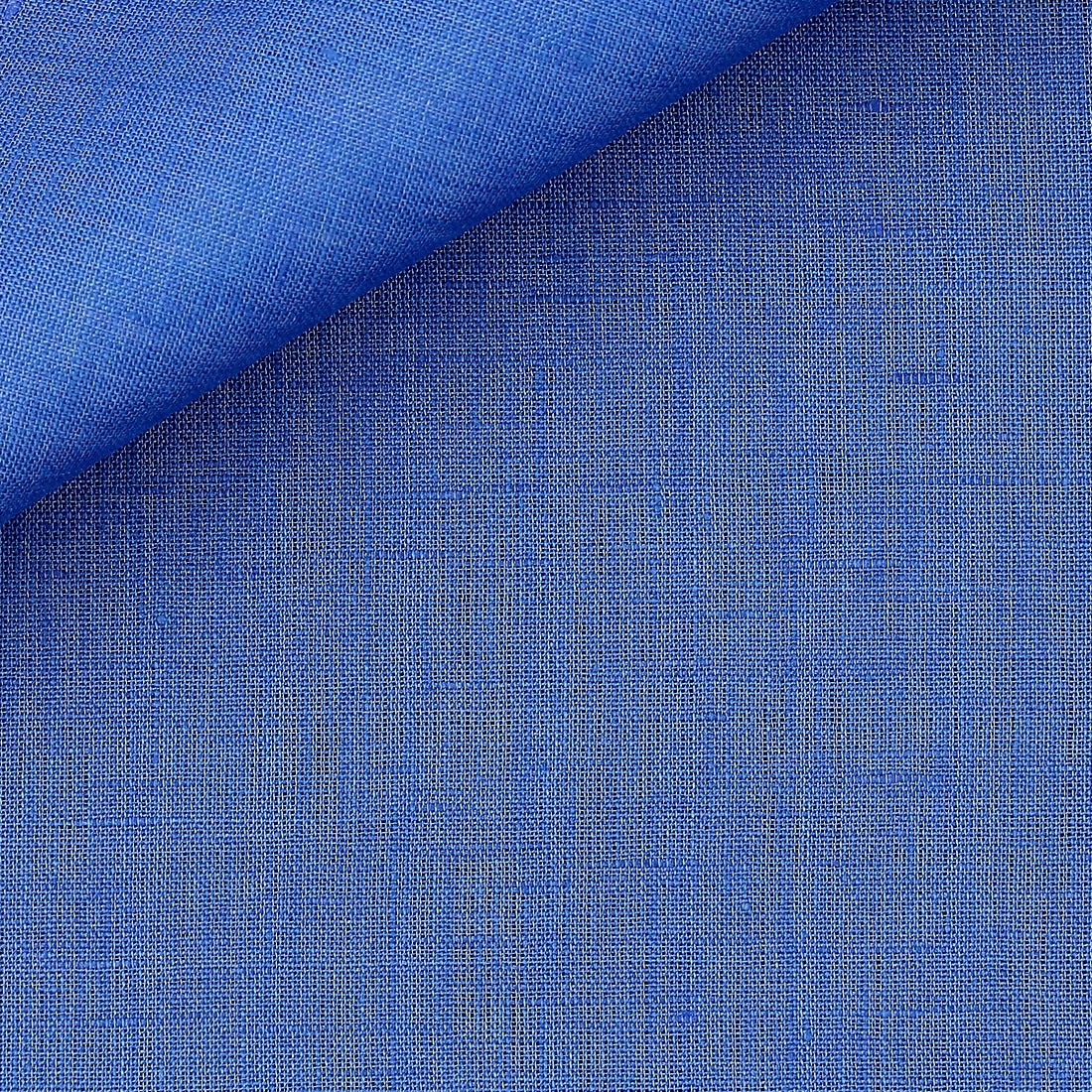 Linen Plain Blue