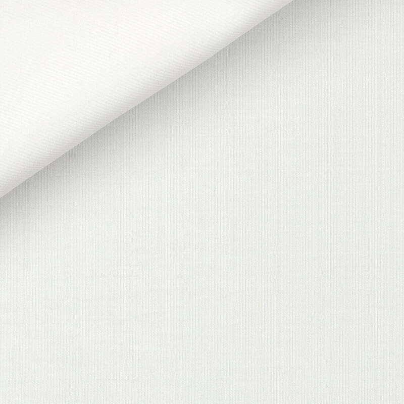 Corduroy Plain White