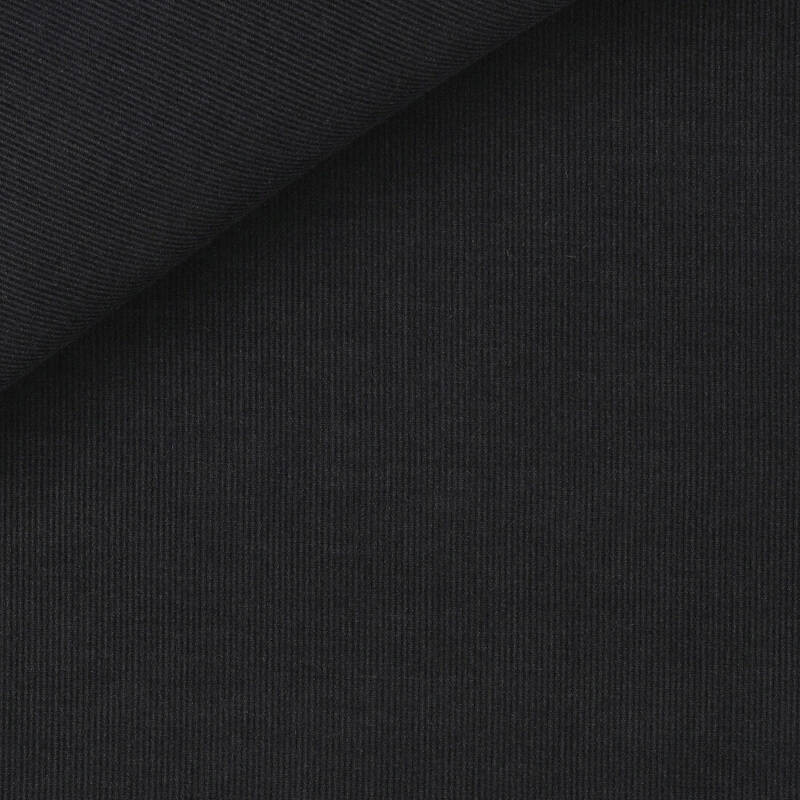 Corduroy Plain Black