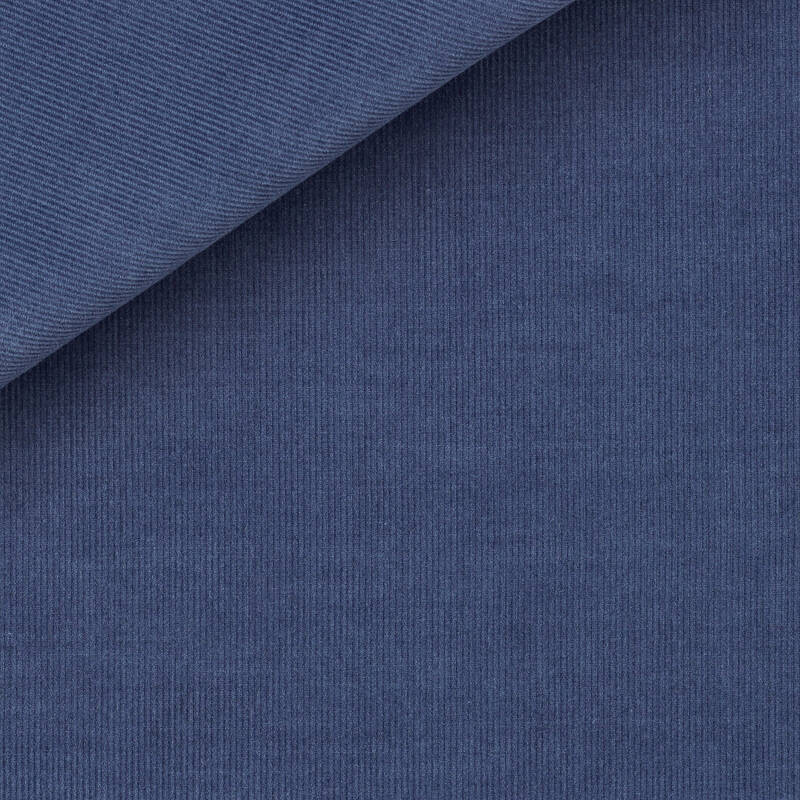 Corduroy Plain Blue