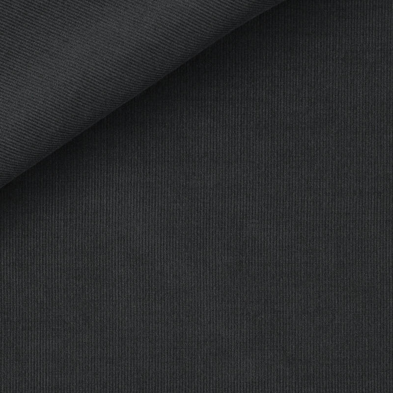 Corduroy Plain Black