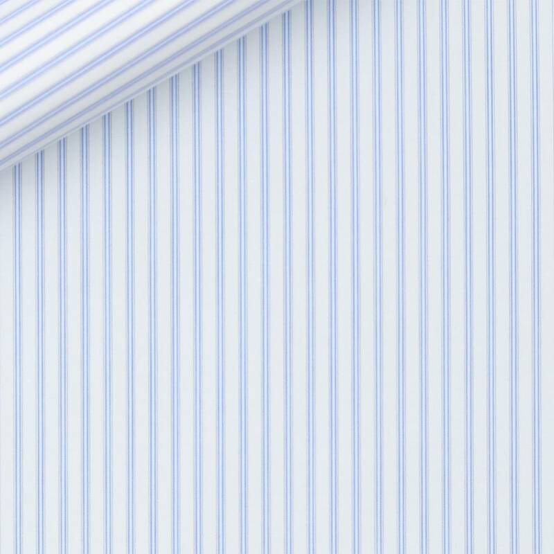 Poplin Stripes Blue
