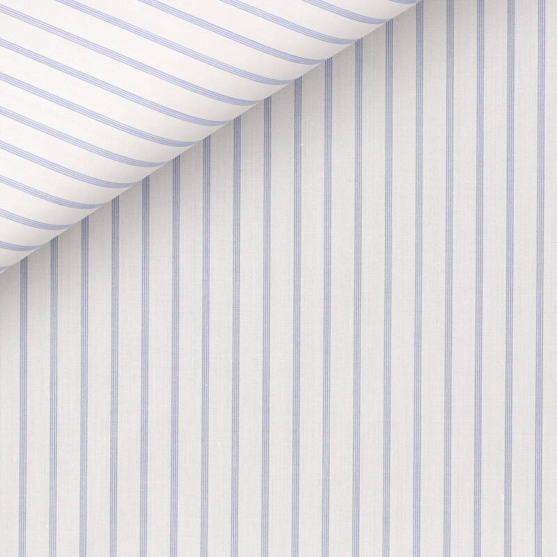 Poplin Stripes Blue