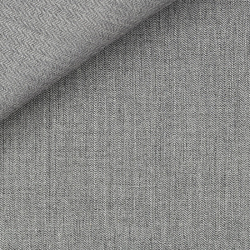 Herringbone Plain Grey