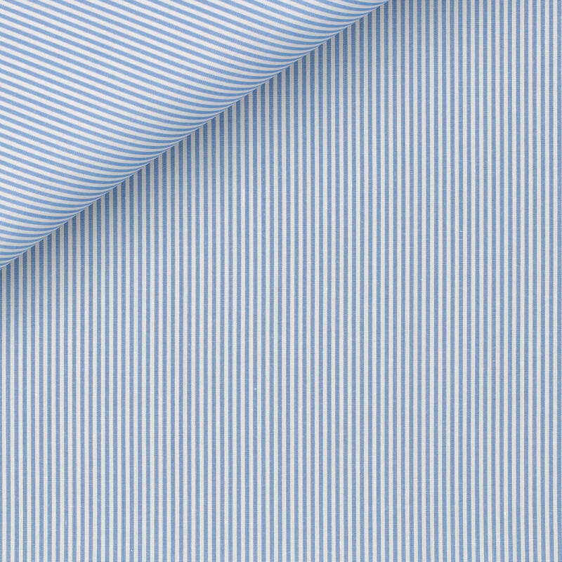 Poplin Stripes Blue