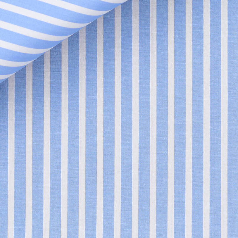 Poplin Stripes Blue
