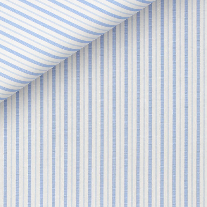 Poplin Stripes Blue