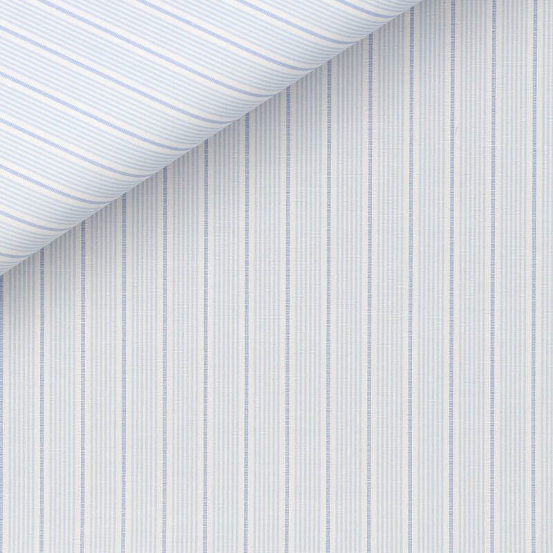 Poplin Stripes Blue