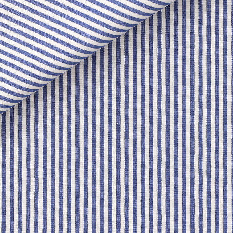 Poplin Stripes Blue