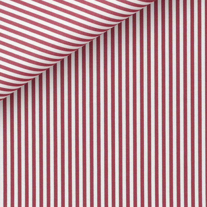 Poplin Stripes Bordeaux