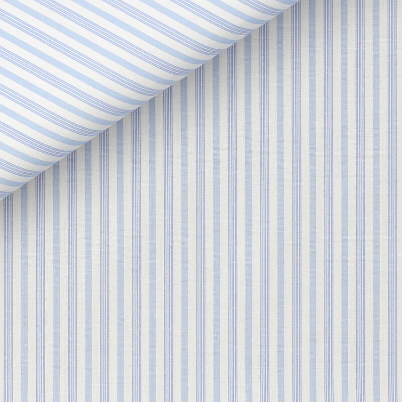 Poplin Stripes Blue