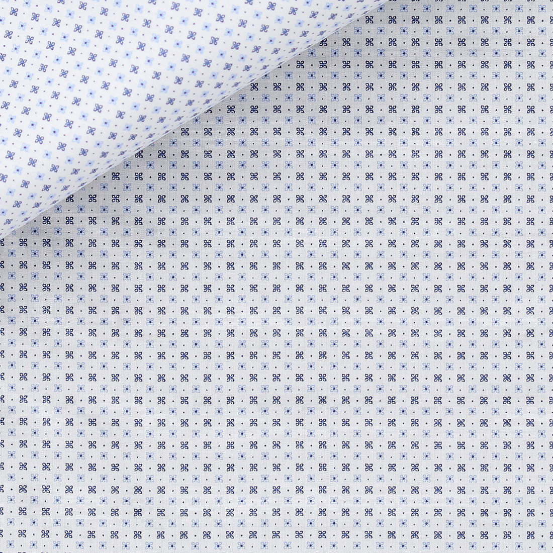 Poplin Pattern Blue