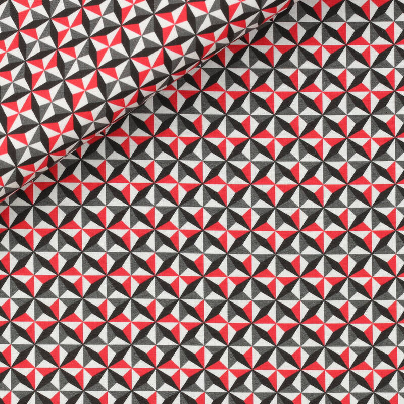 Poplin Pattern White