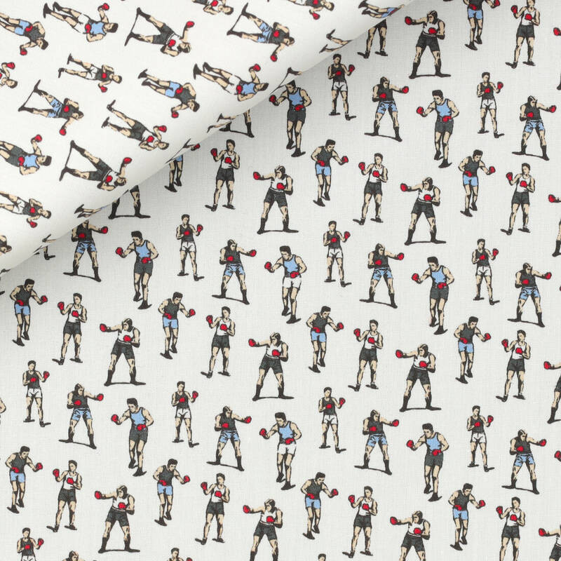 Poplin Pattern White