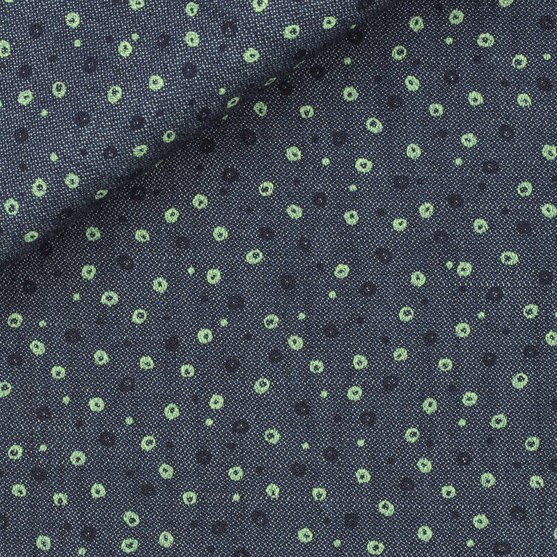Satin Pattern Green