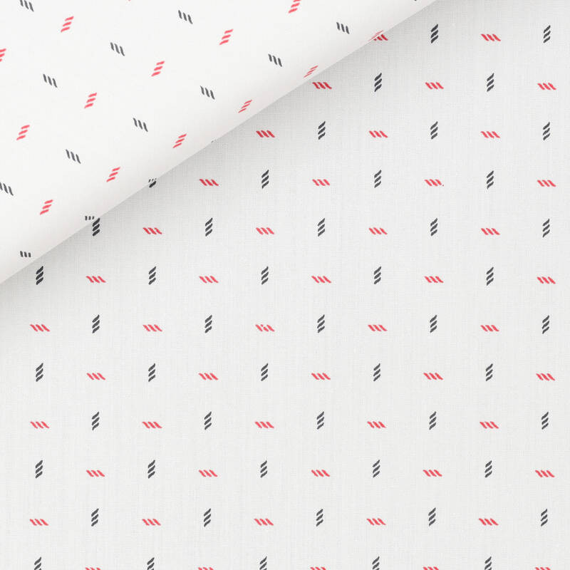 Poplin Pattern White