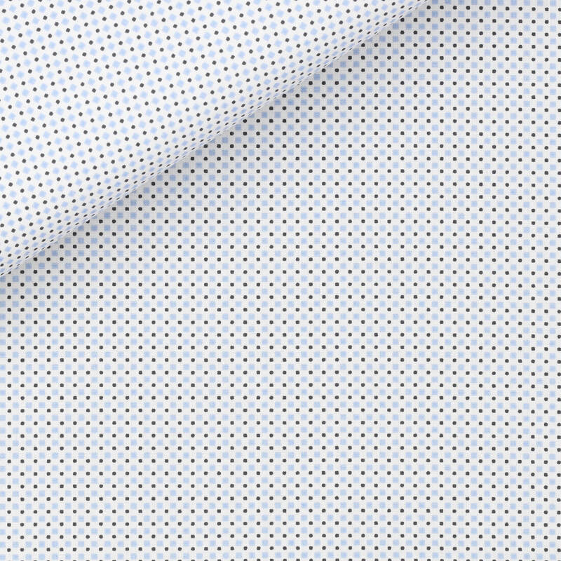 Poplin Pattern White