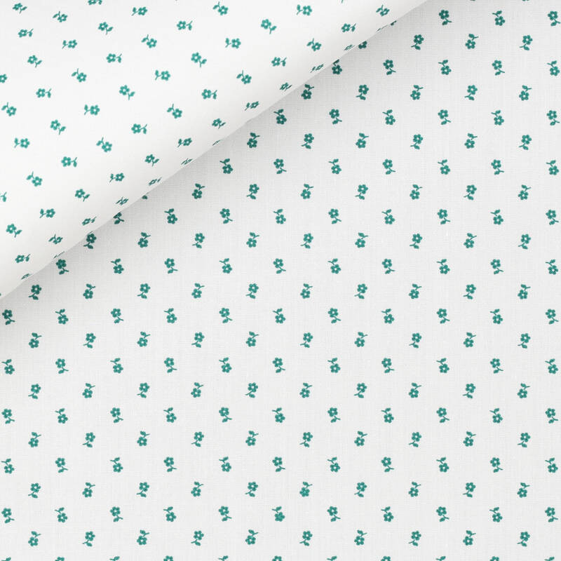 Poplin Pattern White