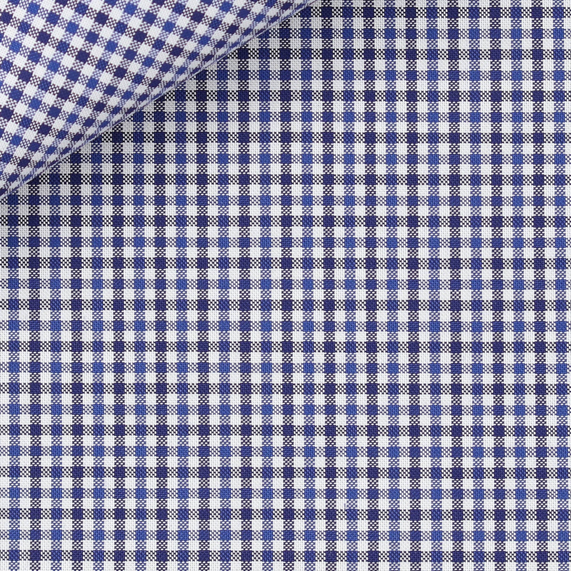 Oxford Check Pattern Blue