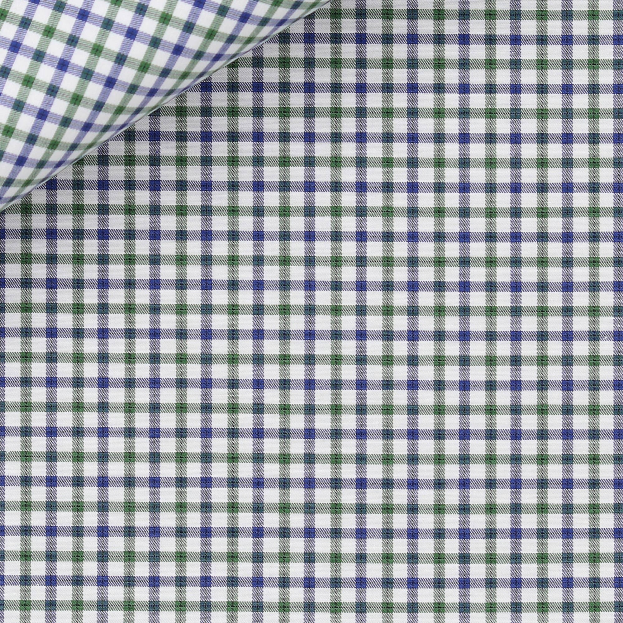 Twill Check Pattern Green