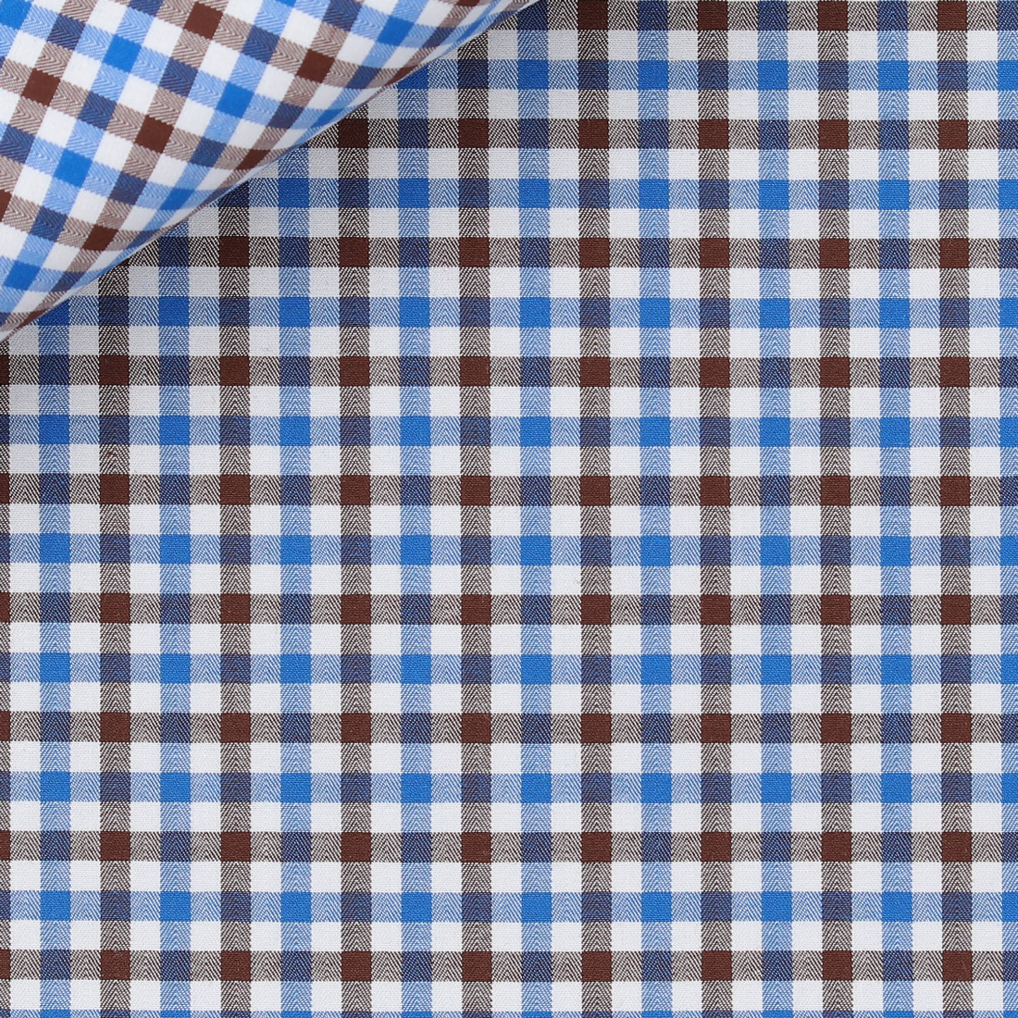 Herringbone Check Pattern Brown