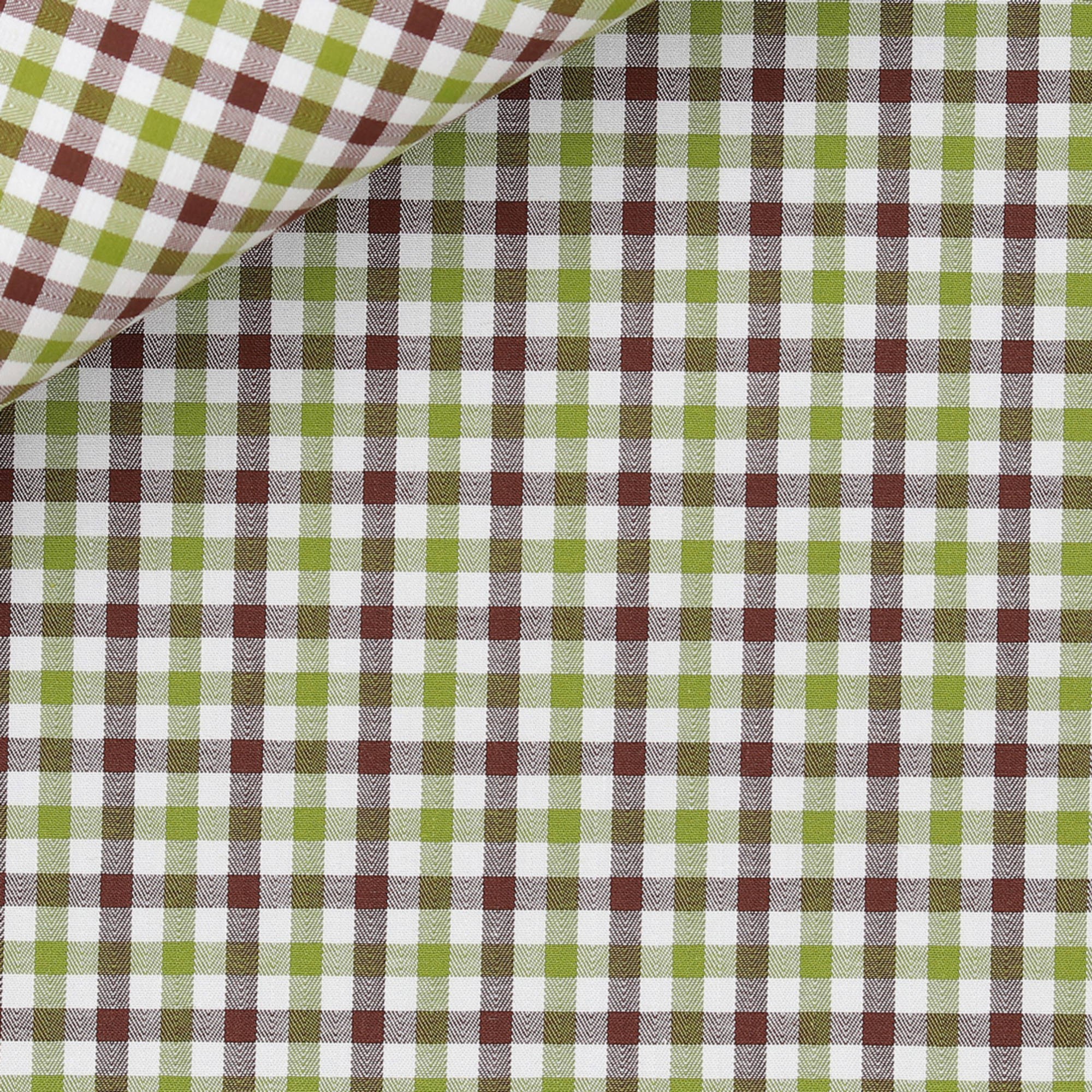 Herringbone Check Pattern Green