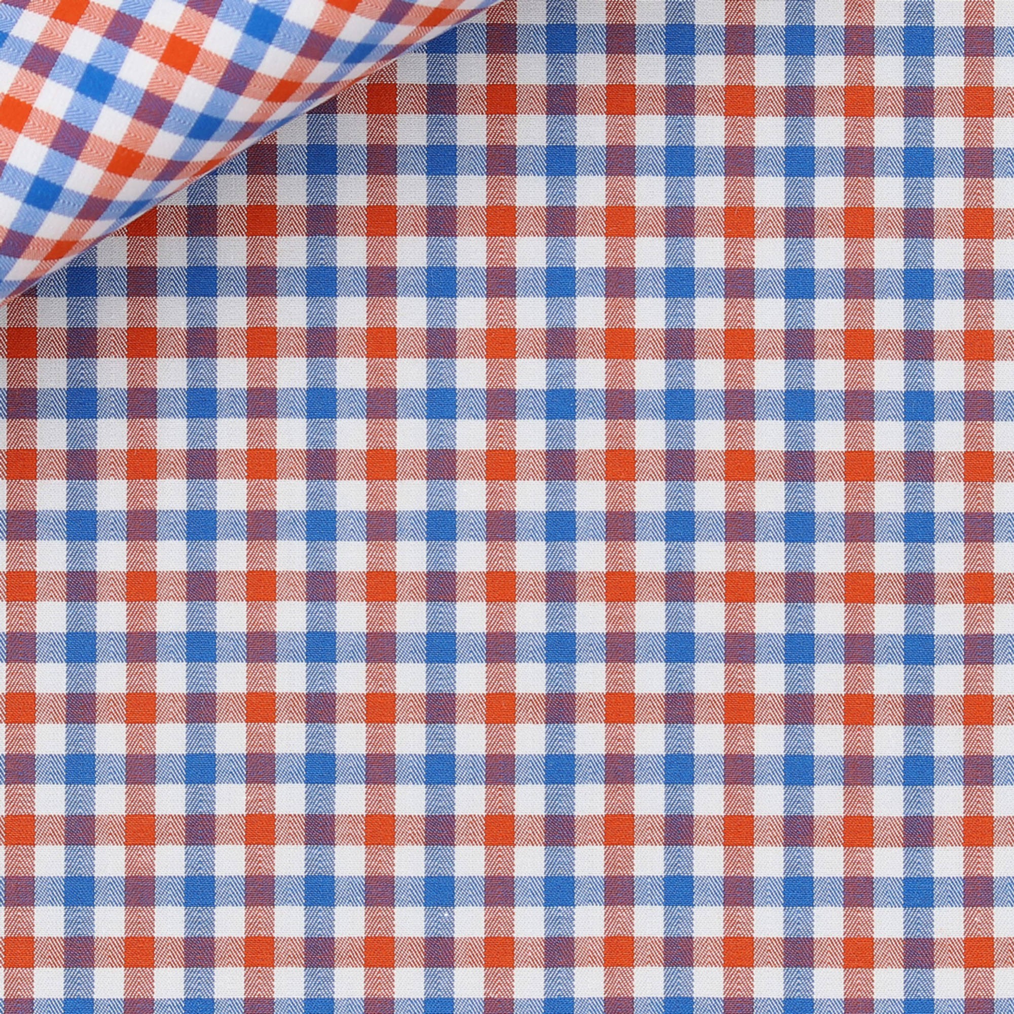 Herringbone Check Pattern Orange